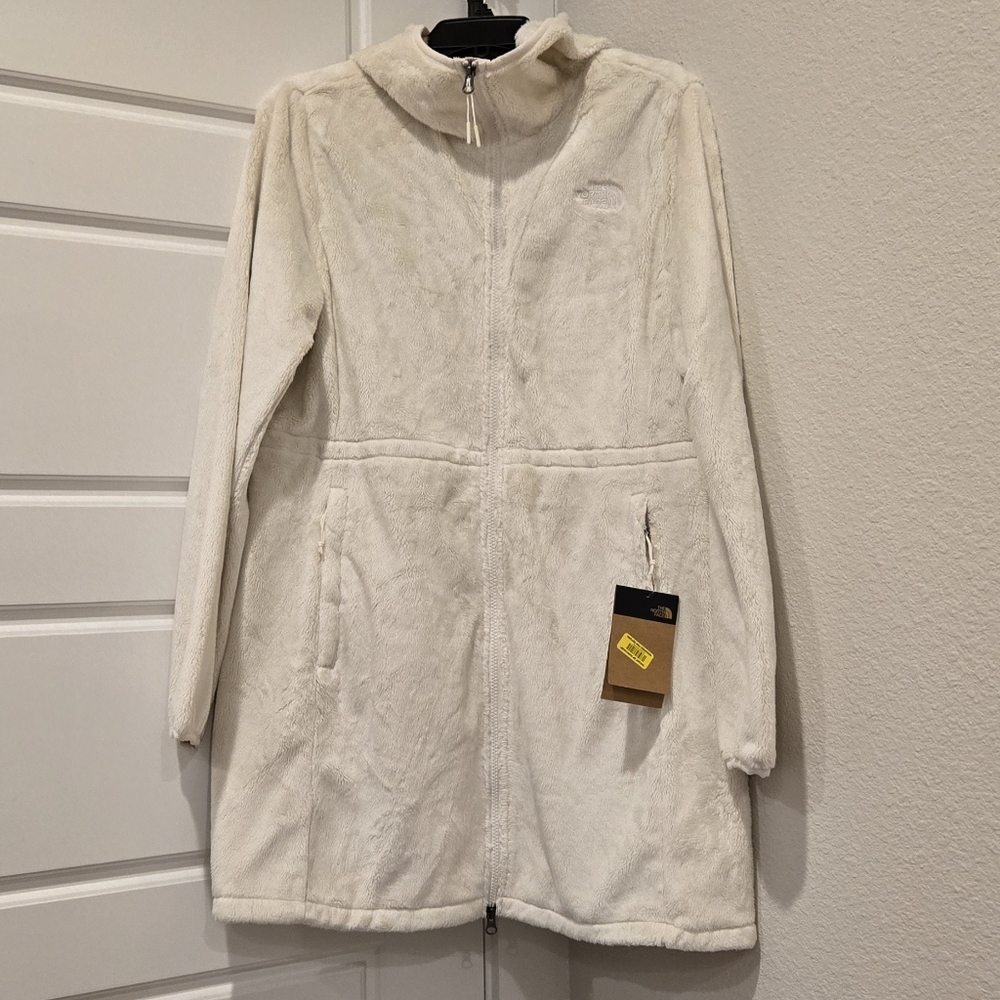 The North Face Osito Parka Jacket In Gardenia White